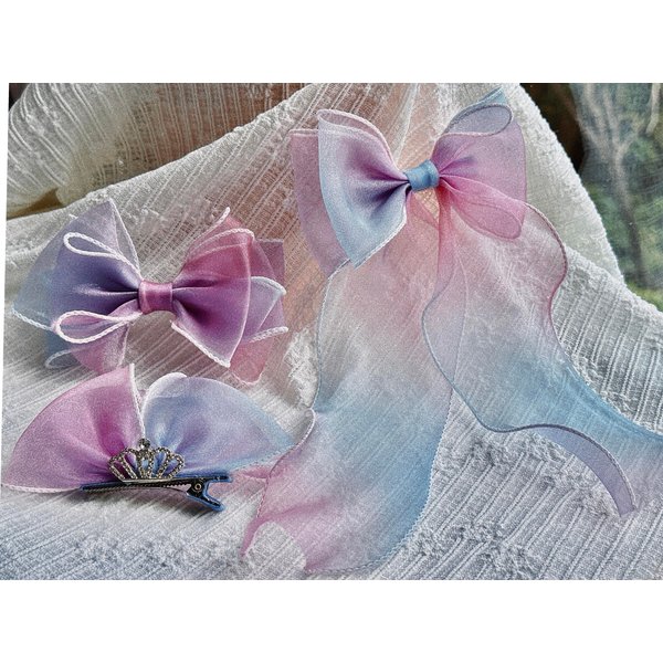Gradient Purple Hairclip Hair Clips(Handmade,Unique, Stylish, Vibrant, Playful, Charming)