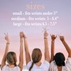 K’lani - Hair Tie Bracelets for Women - Dual-Use Bracelet and Hair Tie - Stylish Ponytail Hair Accessories - (Inspire) Set of 5 - (L)