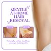 MOOM - Organic Sugar Wax Hair Removal Kit, For Underarm, Face and Bikini Zone, Waxing Kit Includes Sugar Wax Infused with Lavender, Wax Strips & Waxing Sticks, Ideal for Sensitive Skin - 6 ounces