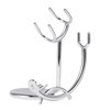 Deluxe Razor and Shaving Brush Stand with Bowl, 2 Pcs Razor and Brush Holder Set for Shaving Brush and Straight Razors, Barber Razors, Safety Razors