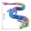 2PCS 3D Printed Chinese Dragon,Dragon Statue,Home Office Decor,Fidget Toys for Autism/ADHD,3D Printed Gift Toy,Fidget Toys, Executive Desk Animal Toys