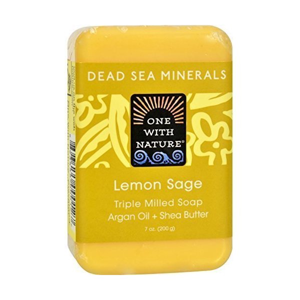 One With Nature Soap Bar Lemon Sage