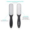 Feet Scrubber Dead Skin 5 Pack - KENED Foot File Callus Remover for Feet, Professional Pedicure Kit with 2 x Metal Foot Grater, 3 x White Double-Sided Pedicure Tools for Feet Care