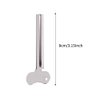 Xiaokeis 2 Pcs Toothpaste Squeezer, Stainless Steel Toothpaste Tube Squeezer, Key Cream Tube Squeezing Paint Squeezer Tube Squeezer Tool, Money Saving Bathroom Tools(Silver)