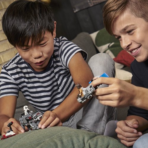 LEGO Star Wars: The Last Jedi Ski Speeder vs. First Order Walker Microfighters 75195 Building Kit (216 Piece)