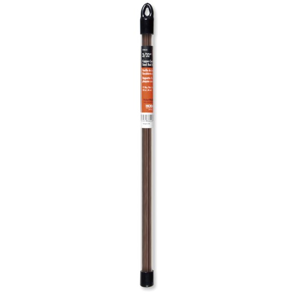 Hobart 770514 Mild Steel Copper-Coated Oxy-Acetylene Welding Rod, 3/32-by-18-Inch
