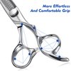 Professional Thinning Shears For Hair Cutting with Sharp Convex Blade, Premium Cobalt Alloy Stainless for High-end Hair Thinning Scissors,Ergonomic Design Barber Shears For Salon and Home Use