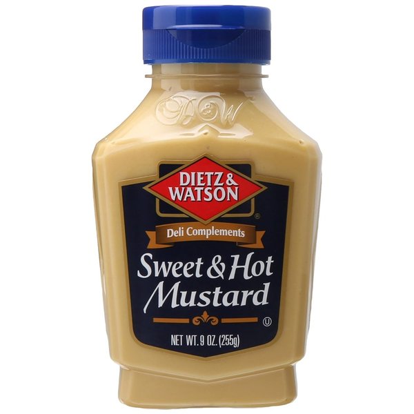 Dietz & Watson Sweet & Hot Mustard (Pack of 2) 9 oz Bottles