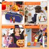 24pcs Halloween Mini Pop Fidget Toys Bulk Halloween Party Favors for Kids Pop Keychain Sensory Toys Bag Fillers Pop Toddler Birthday Carnival Treasure Classroom Prizes Stress Reliever Desk Toys