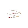 2pcs/Set Chinese Style Hair Sticks,Red Tassel Hair Sticks Vintage Bird Hair Chopsticks Ancient Style Alloy Hairpin Retro Hair Accessories