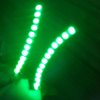 ZCLYHT LED Luminous Eyelash Lamp, Flashing Fake Eyelash Night Lights, False Eyelashes Non Grafting Halloween 6 Colors to Choose From (Green)