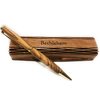 Handmade Ballpoint Pen Handcrafted Olive Wood With Wooden Box Bethlehem