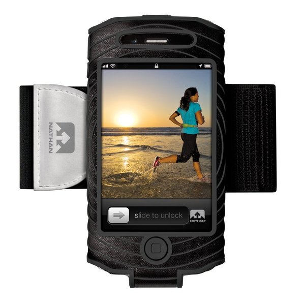 Nathan Sonic Boom Arm Band, Black, One Size