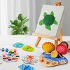 Eleanore's Diary Kids Seashell Painting Kit, Arts & Crafts Painting Gifts for Boys Girls, DIY Creative Craft Activities Toys for Age 5 6 7 8 9 10 11 12 Year Old, Birthday Christmas Party Idea Gifts