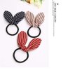 Xiwstar 12 Pcs Rabbit Ears Bow Hair Bands Scrunchies Chiffon Bow Hair Elastic Hair Ties Bands Ropes Ponytail Holder for Women Girls