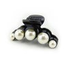 Meilliwish Pearl Women Hair Clip 1 PCS(D34)(Black)