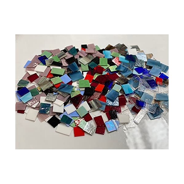 System 96 Variety Fusing Glass Scraps - COE 96 Scraps by Binari Glass Studio