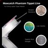 M MAXIMUMCATCH Maxcatch Fly Fishing Leader Tippet Material with Tippet Line Holder & Tender, Clear, 55Yds, 4PCS/6PCS (4 Pieces with Holder/50M, 1X+2X+3X+4X-50M-55Yds)