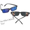Zugar Land Top Secret Spy Glasses For Kids - Rear View Sunglasses. View Behind You! Detective Gadget. Perfect Party Favors. (1 Pack)