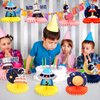 Fontien 9 pcs Space Theme Party Honeycomb Centerpieces, Space Astronaut Honeycomb Centerpieces Outer Space Party Decorations,Birthday Party Table Toppers，Rocket Astronaut Solar System Party Supplies