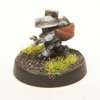 Stonehaven Scrap Bot Miniature Figure (for 28mm Scale Table Top War Games) - Made in USA