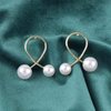 Sttiafay Vintage Pearl Drop Earrings Gold Pearl Stud Earrings Boho Tiny Pearl Earrings Pearl Wedding Earrings Jewelry for Women and Girls Gifts