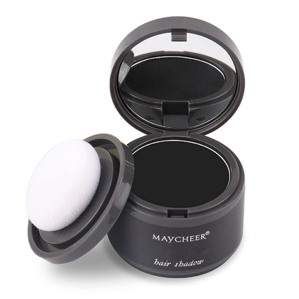 Magical Fluffy Thin Hair Powder Hair Line Shadow Makeup Hair Concealer Root Cover Up Instant Gray Coverage 4g (02 coffee)