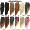 BAESITTE Crochet Hair Water Wave Bundles Synthetic Hair Water Wave Crochet Hair 4 Bundles (20 24 28 34Inch) Curly Crochet for Black Women Hair Extensions #30 Color 390g