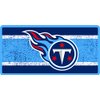 Tennessee Titans Vintage Style Deluxe Acrylic Laser Cut Mirrored License Plate Tag Football