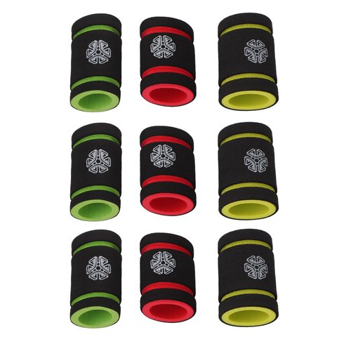 30pcs Tattoo Grip Covers, 3 Colors Soft Elastic Foam Disposable Tattoo Pen Handle Grip Covers (1.2in Diameter)