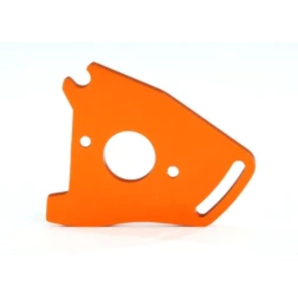 Traxxas 7490A - Motor Plate, Orange, Slash 4x4, Rustler 4x4