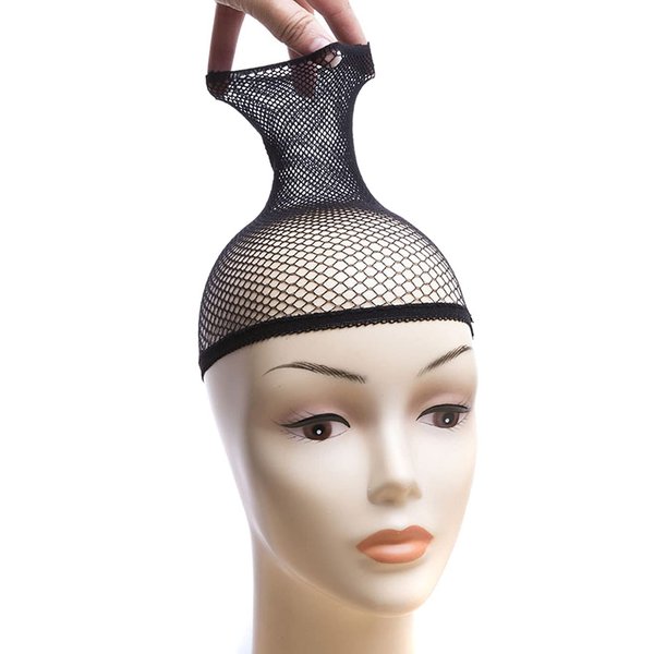 3 PCS Black Wig Net Caps Durable Elastic Mesh Head Cover Mesh Net Fishnet Wig Hat Close End Hair Styling Accessories Unisex for Men and Women