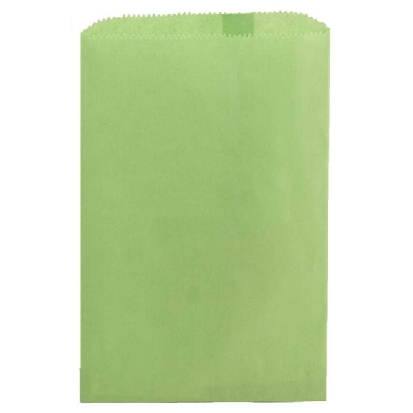 Hygloss Products Colored Paper Bags – 100 Pinch Bottom Colorful Arts and Crafts Bags - 6 x 9 Inch, Lime Green