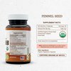 Secrets of the Tribe Fennel Seed USDA Organic | Made with Vegetarian Capsules and Certified Organic Fennel Seed (Foeniculum vulgare) Dried Seed (60 Capsules)