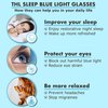THL Blue Light Blocking Glasses for Better Sleep - 99.5% Blue Light Glasses for Women Men - Amber Orange Blue Blocker Glasses - Migraine Glasses - fl 41 Light Sensitivity Blue Light Blocker Glasses