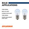 SYLVANIA - 1156 SilverStar Mini Bulb - Brighter and Whiter Light, Ideal for Center High Mount Stop Light (CHMSL), Daytime Running Light (DRL), and more (Contains 2 Bulbs)