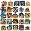 Zhanmai 48 Pcs Nativity Puzzle for Kids Mini Nativity Scene Puzzles for Party Favors Paper Mini Puzzles Theme Party Favor