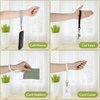 3Pcs Boho Macrame Phone Wrist Strap, Cell Phone Lanyard with 3Pcs Phone Tether Tabs, Handmade Wristlet Keychain Phone Case Anti-Loss Phone Chain for Women Men(Black White Gray)