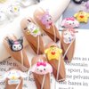 Akutoer 70PCS Kawaii Nail Art Charms 3D Cute Cat Resin Jelly Gummy Sweet Candy Slime Making Ornament Nail Decoration Accessories for DIY