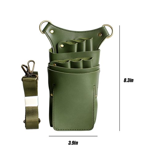 Scissor Pouch for Stylist Tool Belt, Salon Hair Cutting Belt Scissor Holster for Hairdressers, Barbers with Shoulder Belt