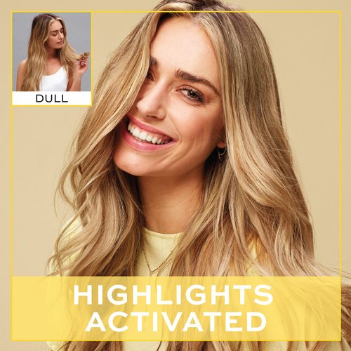 John Frieda Sheer Blonde Highlight Activating Brightening Shampoo, 8.45 Fluid Ounce, Shampoo for Blonde Hair, to Revive Dull Highlights w/Avocado Oil and Vitamin C, for Lighter Blondes