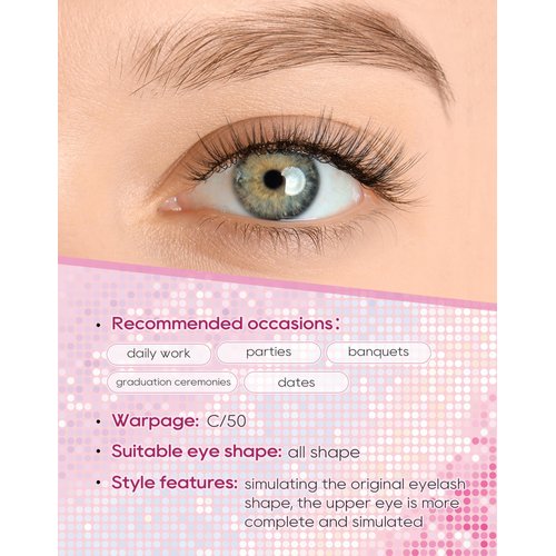 Lash natural wispy cat eye eyelashes, Frihappy false eyelashes, Wispy Strips, Faux Mink Lashes, black band lashes, 7 pairs, Frihappy 2024 lashes #Gygnus