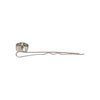 L. Erickson Little Gem Bobby Pin Pair - Black Diamond/Silver