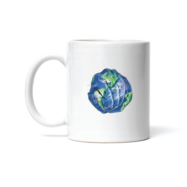 Unique Earth Gift for Nature Lovers Eco Friendly Design Ideas for Men Women and Kids 11oz 15oz White Coffee Mug