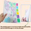Kawaqiwa Paint with Water Books for Toddlers, Watercolor Painting Paper for Kids Ages 4-6-8-12, Art Craft Gift for Drawing with Brush Travel Activities (Ocean Adventure)