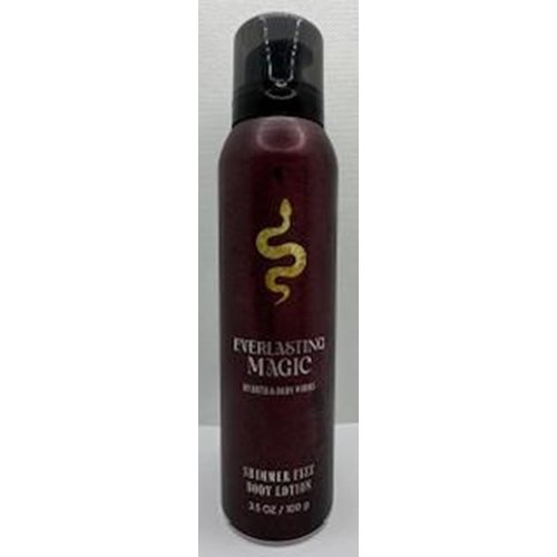 Generic Everlasting Magic Shimmer Fizz Body Lotion 3.5 Oz Halloween, Maroon, Gold and White