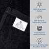 DAN RIVER Makeup Towel 100% Spun Cotton - (Pack of 6) Luxuriously Soft Reusable Makeup Remover Cloth, Facial Cleansing Cloth, of 6 13x13 Inch, Black