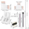 5050 4 Pin RGB 10mm LED Strip Connector Kit RGB Extension Cable, LED Strip Jumper, 2 Way RGB Splitter Cable, L Connectors, T Connector, Gapless Connectors, 4 Pin Male Connector, LED Strip Clips
