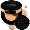 VINNE Korean Cushion Foundation, Lightweight SPF50 Sunscreen For Face, Essence Makeup Natural and Dewy Finish, 12-Hour Lasting Effect, 0.42 Oz - #23 Natural Beige (Refill Not Included)