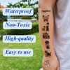 Police Temporary Tattoos - Police Birthday Decorations Pary Favor Supplies Kids Teen Boy Girls Gift Idea Christmas Festival Holiday Décor